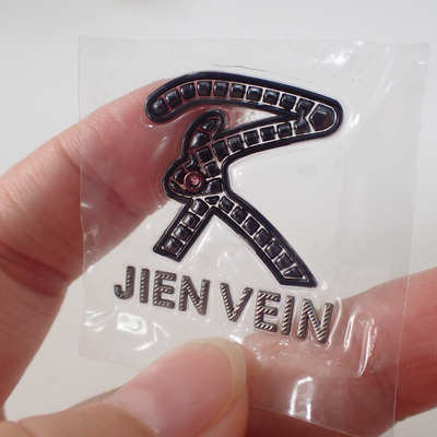 Soft Printed Embossed Heat Transfer Label TPU Patch For Clothing