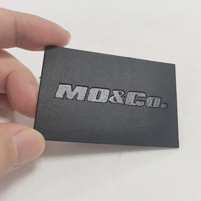 Custom Embossed Leather Patches Heat Transfer Iron On Genuine Leather Labels Designed For On Clothes Bags Shoes And Hats