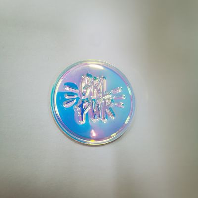 Custom Logo 3D Shiny Gold Silver PVC Silicone Heat Transfer Labels for Garment and Bags