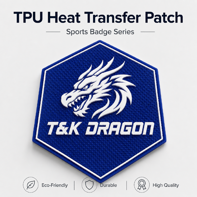Custom TPU Heat Transfer Label Featuring 3D Soft Raised Effects Eco Friendly Material Suitable for Clothing Logo Hats Bags