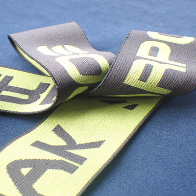 Knitted 100% Polyester 3.5cm Printed Elastic Band