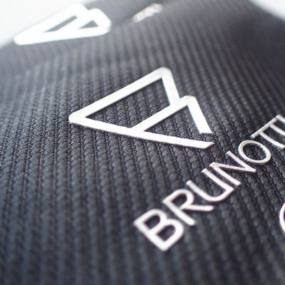 Raised Logo Canvas 3cm Screen Printing Clothing Labels