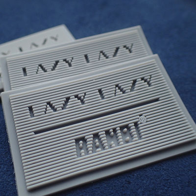 Heat Transfer Embossed OEKO Custom Rubber Labels