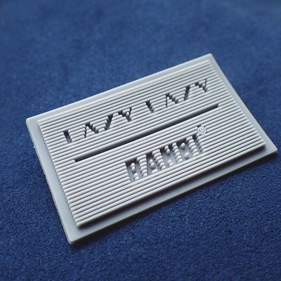 Heat Transfer Embossed OEKO Custom Rubber Labels