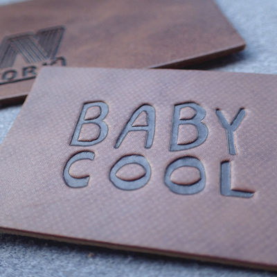 Vintage Style PU Embossed Leather Patches For Shoes