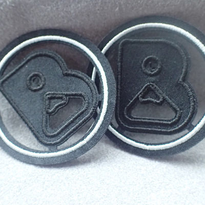 Black Sports OEKO Embroidered Clothing Labels