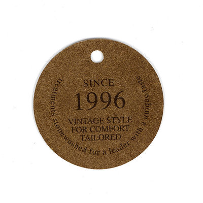 Recycled Custom Logo Paper Swing Hang Tag For Clothing