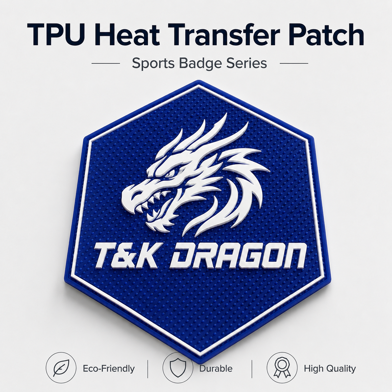 Custom TPU Heat Transfer Label Featuring 3D Soft Raised Effects Eco Friendly Material Suitable for Clothing Logo Hats Bags