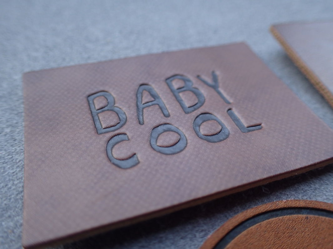 Vintage Style PU Embossed Leather Patches For Shoes